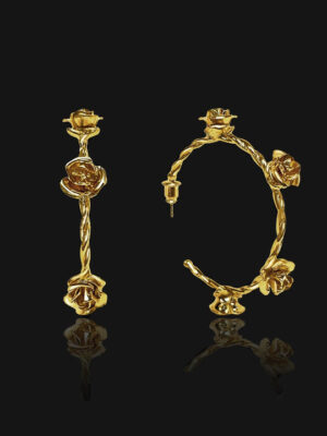 ROSETTA Statement Hoop Earrings