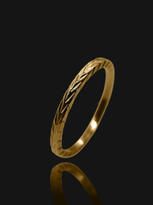 TALA Plaited Ring - Gold