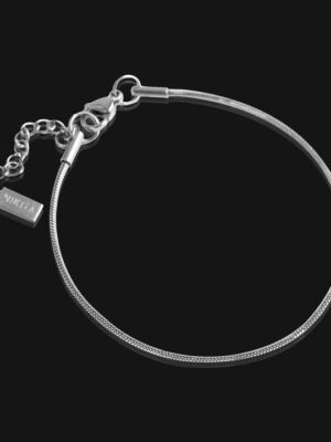 Snake Chain Anklet - Silver
